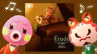 Villagers Singing KK Etude Together  Animal Crossing New Horizons [upl. by Ggerk]