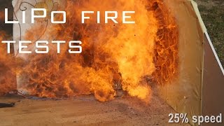 How to store LiPo battery safely  In depth LiPo fire tests [upl. by Ingold469]