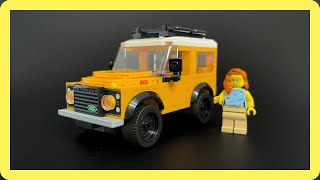 LEGO Building  Land Rover Classic Defender Unboxing toys [upl. by Swehttam]