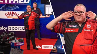 Stephen Buntings EPIC walkon in the World Matchplay Darts 🔥 [upl. by Airdnola128]