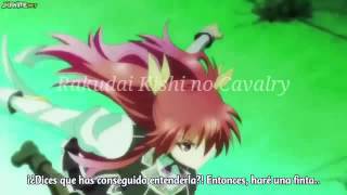 Ikki Kurogane Vs Stella Vermillion  Rakudai Kishi no Cavalry  Sub Español [upl. by Adnyl]