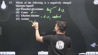 Which of the following is a negatively charged bidentate ligand [upl. by Guntar]