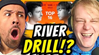 RIVER vs HISS REACTION  GBB21 with indicatorbeatbox [upl. by Nawad]