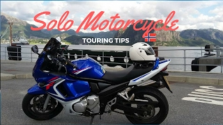 Solo Motorcycle Touring Tips [upl. by Opportuna]