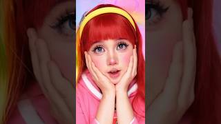 Rainbow Ruby Version With Red Hair rainbowruby makeup makeuptransformation shorts trending [upl. by Menashem]