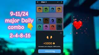 November 9 major Daily combo card bmw [upl. by Zamir]