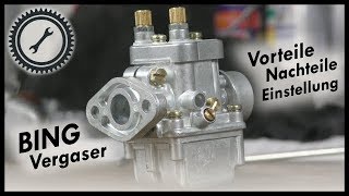 Der BINGVergaser  Vor und Nachteile Einstellung  Simson Tutorial [upl. by Behlau]