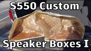 How to Build Custom Speaker Boxes for the S550 Mustangs  Part 1 [upl. by Ayote815]