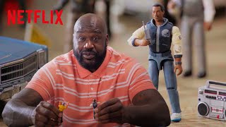 Shaq Plays With Beverly Hills Cop Axel F Action Figures  Netflix [upl. by Binky]