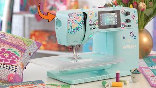 BERNINA 475 QE Kaffe Edition Review  Elevate Your Quilting with Style [upl. by Yllet266]