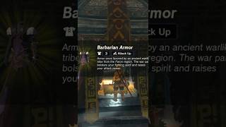 Barbarian Armor The Legend of Zelda Tears of the Kingdom [upl. by Dorena433]