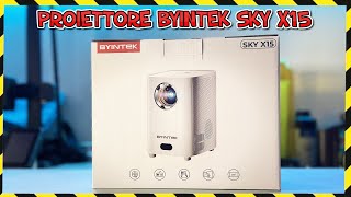 PROIETTORE BYINTEK SKY X15 LA RECENSIONE  CODICE SCONTO [upl. by Bissell]