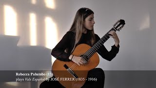 JOSÉ FERRER  Vals Español played by Rebecca Palumbo [upl. by Newob]