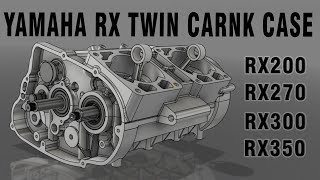 YAMAHA RX TWIN CRANK CASE [upl. by Analle106]