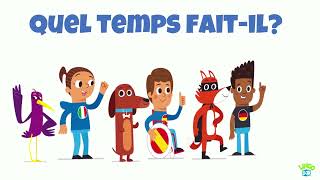 French weather song for kids Learn Primary French [upl. by Ahseinat]