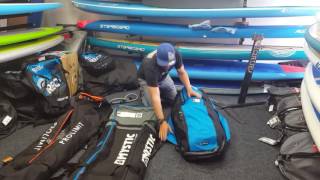 kitesurf Travel bags review Mystic matrix Prolimit golf Ozone Kite travel [upl. by Langelo]