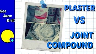 Plaster vs Joint Compound whats the Difference [upl. by Eeruhs]