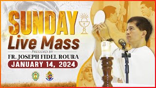 SUNDAY FILIPINO MASS TODAY LIVE  JANUARY 14 2024  FR JOSEPH FIDEL ROURA [upl. by Meghann]