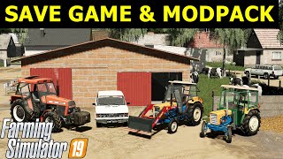 FS 19 OLD FARM SAVE GAME [upl. by Nevet838]