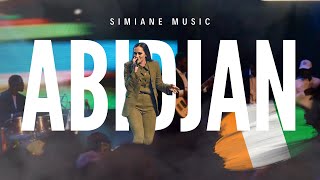 Simiane dans les coulisses de son concert à Abidjan 🇨🇮 [upl. by Tomchay]