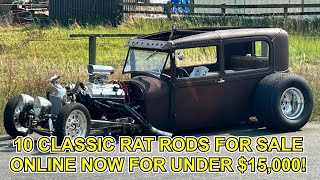 10 Classic Rat Rod Cars and Trucks for Sale Online Now  Rat Rods [upl. by Mcleroy975]