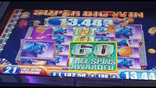 SUPER BIG WIN  60 SPINS Mystical Worlds slot [upl. by Adiana]