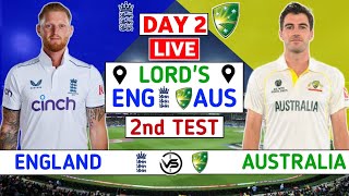 The Ashes 2023 Live England vs Australia 2nd Test Live Scores  ENG vs AUS Live Scores amp Commentary [upl. by Noicnecsa]