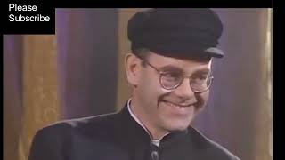 Elton John  John Elton  Interview by Rowan Atkinson  Funny Sketch PLEASE SUBSCRIBE Paris Ascot [upl. by Anom]