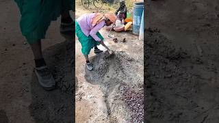 Casting of columns with bricks [upl. by Wessling]