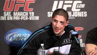 Brendan Schaub Talks Win Over Cro Cop at UFC 128  MMA Weekly News [upl. by Kenaz]