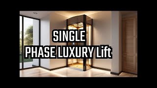 Single Phase Luxury Lift In India today [upl. by Tadd141]