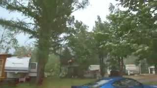 Down burst or Tornado near Eganville Ontario Canada [upl. by Bueschel737]