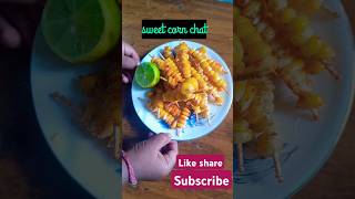 Sweet corn stickssweet corn chattrending food cooking recipe viralshort [upl. by Uriia]