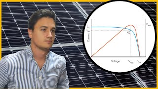 QUÉ ES LA TENSIÓN Y LA CORRIENTE DE MÁXIMA POTENCIA  Parámetros del panel fotovoltaico [upl. by Rory]