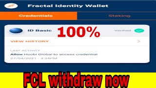 Fractal Id Token Withdraw  FCL Token Withdraw KuCoin  Live 72 FCL Token Withdraw  Fractal Id [upl. by Namyw]