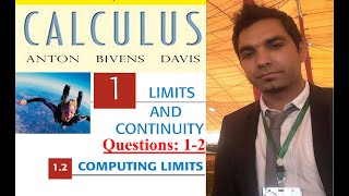 Calculus Ch  1 Ex  12 Question 12 Computing Limits Howard Anton 10th Edition [upl. by Milo711]