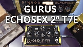 Gurus Echosex 2º T7E  Binson Echorec Pedal  Guitar Demo 2 [upl. by Jarlen852]