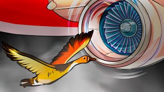 What Happens When A Bird Flies Into A Plane Engine [upl. by Mabelle671]