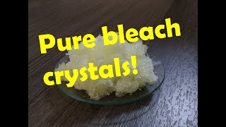 Making sodium hypochlorite crystals [upl. by Leahcimsemaj]