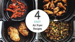 4 EASY Air Fryer Recipes for beginners [upl. by Strander]