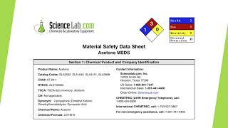 Safety Data Sheets Overview SDS or MSDS [upl. by Ecitnerp790]