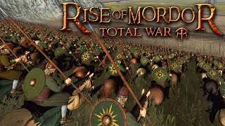 Rohan Arrives The Siege of Helms Deep  Total War Rise of Mordor [upl. by Elleirad293]