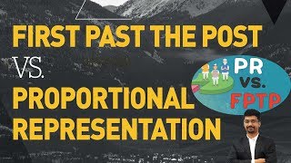 First Past the Post System Vs Proportional Representation System DifferenceCrash Course UPSCSSC [upl. by Danzig738]