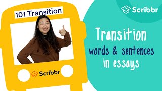 How to use Transition Words and Sentences in Essays  Scribbr 🎓 [upl. by Nuoras129]