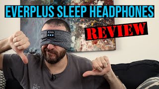 EverPlus Sleep Headphones Review  25 on Amazon [upl. by Ahsimet8]