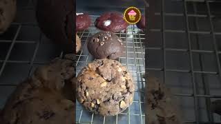 Como hacer galletas al estilo New york reposteriafacil [upl. by Darb]