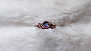 Made to Order Copper Ring  Faceted Mystic Topaz Crystal Ring for Her Rings for Her [upl. by Ricker]