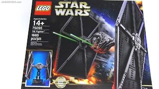 Built in 60 Seconds LEGO Star Wars UCS TIE Fighter 75095 [upl. by Frederick]