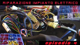 RIPARAZIONE IMPIANTO ELETTRICO MOTO  RESTAURO  REBUILD APRILIA RS 250 [upl. by Patterson]