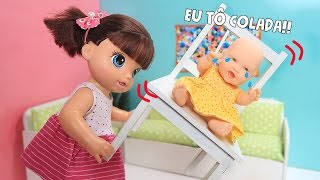 MEGIE FICOU COLADA NA CADEIRA  Lilly Doll [upl. by Fineman]